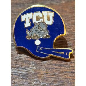TCU Horned Frogs Pins NICE Texas Christian University Pin Helmet Logo Pin